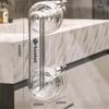 Anti-slip Handrail with Suction Cup No Drilling Shower Door Handle Offers Safe Grip Plastic Mobile Portable Furniture Handles