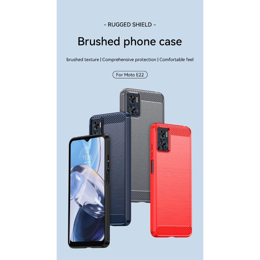 Shock Resistant Protective Phone Case for Motorola E13 E22 E22i Soft Cases Covers Textured Business Full Protection Cover