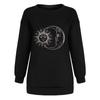 Women's Casual Sun  Printing Long Sleeve Sweatshirt Pullover Blouse Tops