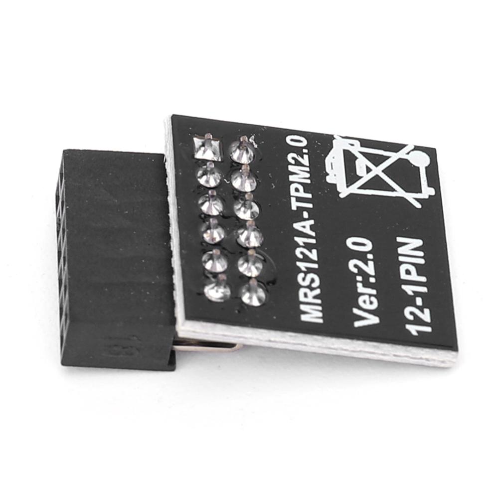 Encryption Security TPM 2.0 Module LPC-12PIN Motherboard Card Security Module Replacement Parts for Gigabyte Motherboard Win11