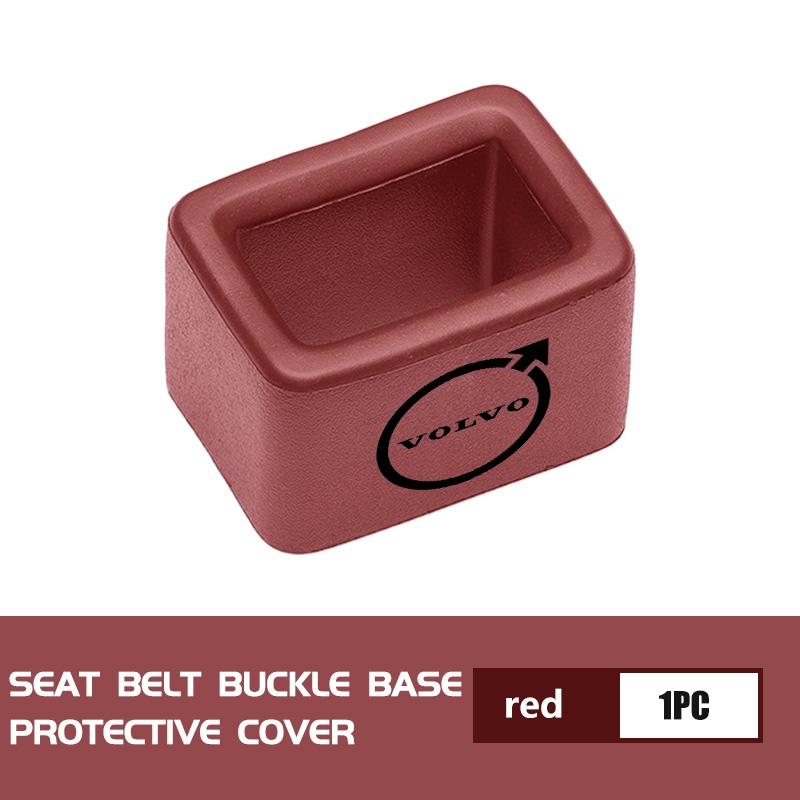 Awqtn1 Car Seat Belt Buckle Protection Anti-Scratch Cover Cushion Auto Accessories For Volvo XC60 XC90 S60 S80 V60 C70 S40 C30 V90 V60