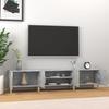 VidaXL Meuble TV gris béton 180x31,5x40 cm bois d'ingénierie 816260
