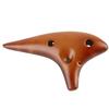 Ocarina 12 Hole Alto C Flute Wind Instrument Natural Sound Easy To Learn Early Childhood Education