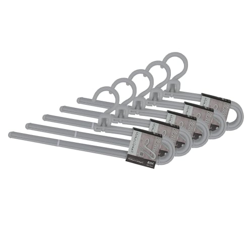 

Shinko Hanger Slacks Hangers, Clothing Hangers with Non-Slip Stop Bars, Vertically Connectable, Stylish, Fits Slacks, Bottoms, and Trousers, Made in J