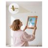 2025+ 80 Pcs Picture Hanging Kit, Assorted Sizes, Gold Hooks for Wall Art and Mirrors