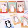Cartoon Shape Design Stick Note Selves Stick Write Pad Reusable for School Office Journaling Multipurpose Paper Notepads