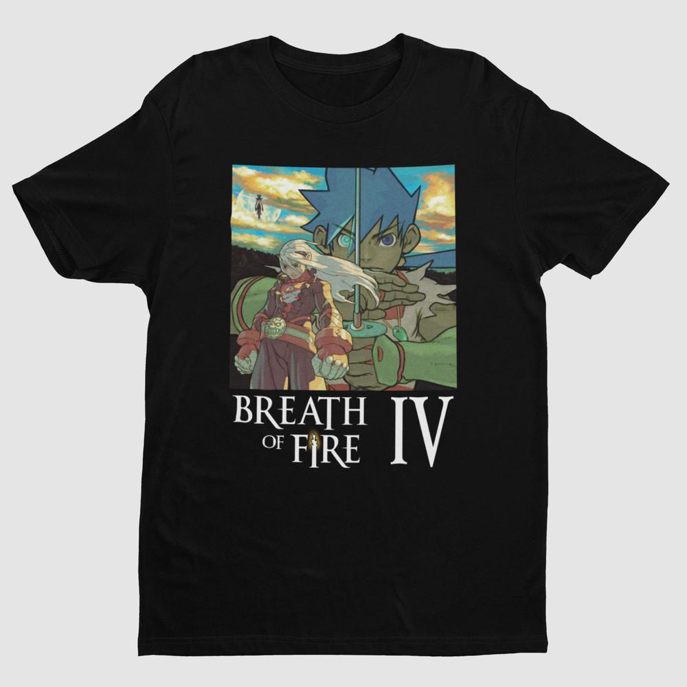 Breath of Fire IV Premium Unisex T Shirt  Japanese RPJ Game XL