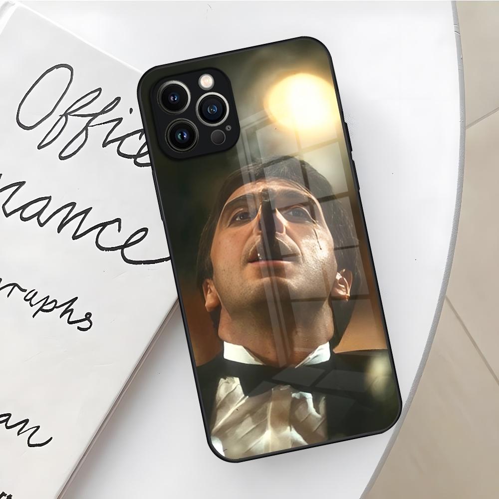 Scarface Godfather Tony Montana Phone Case for Iphone 17 16 Air 15 14 12 11 13 Pro Max Mini X Xr Xs Se Puls glass Cover