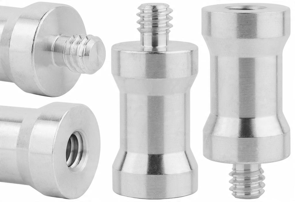 Adapter sleeve tripod reduction 1/4" to 1/4" aluminum for 32 mm tripod