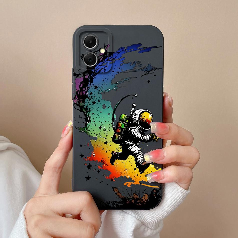 For Samsung Galaxy A05 A05S Case Cute Design Full Protection Funda For Samsung A 05 Soft Liquid Silicone Phone Back Cover Coque