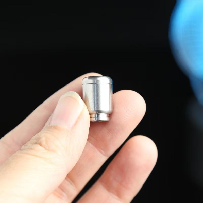 Water Bottle  Shape Knife Drop Pendant Adult Fidget Toy Paracord Rope Decompression Toy Edc Stainless Steel Accessory
