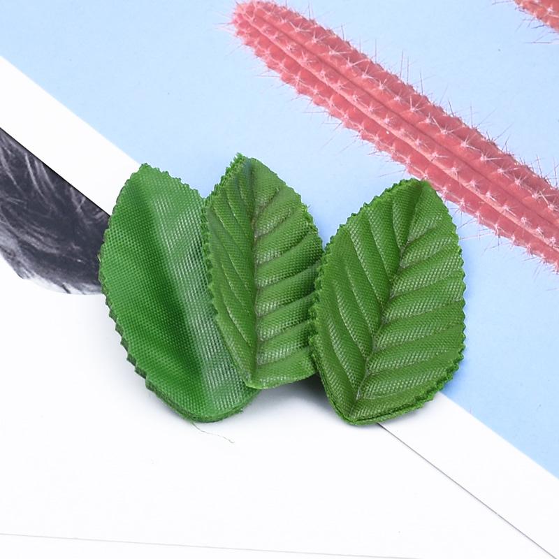 

100/200 Pieces Needlework Wedding Garden Decoration DIY Gift Candy Box Scrapbooking Festival Leaves Home Decor Silk Roses Leaves 100 Pieces лист