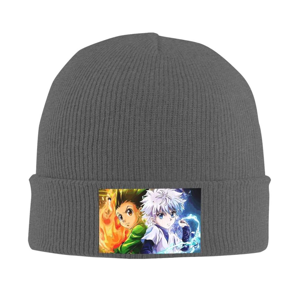 Anime Hunter X Hunter Warm Knitted Cap Winter Knit Bonnet Hat Skullies Beanies Hip Hop Caps for Unisex