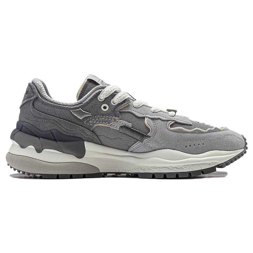 Li Ning CF Origin 2 Casual Versatile Non-Slip Wear-Resistant Sneakers Men Sneakers Brick-Gray AGCT323-1