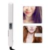 Ultrasonic Infrared Hair Straightener Cold Wave Hair Straighten Curling Iron (White )