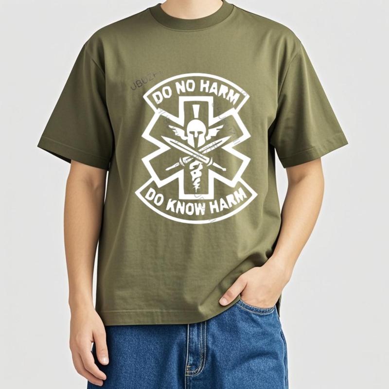 Hot Sale Summer Cotton Cool Tshirt Men Fashion T-Shirt Do No Harm Do Know Harm Male Print tee-shirt Brand Clothing Basic Tee