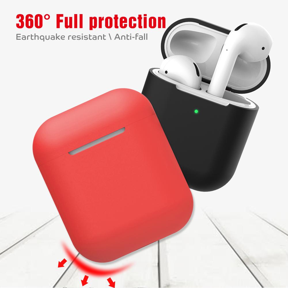 

Airpods беспроводной наушник любовь шаблон защитный чехол силикон случае наушников