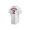 Nike Mlb Boston Red Sox Rafael Devers Letter Print Logo Baseball Shirt Men Shirts White T770BQWZBQ7-B02