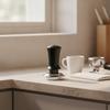 Coffee Tamper with Stainless-Steel Base Premium Espresso Puck Compressor