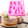  Marine Theme Conch Sea Shell Cake Decorating Silicone Mold Flexible Design For Baking Crafts Nontoxic Oven Freezers Safe