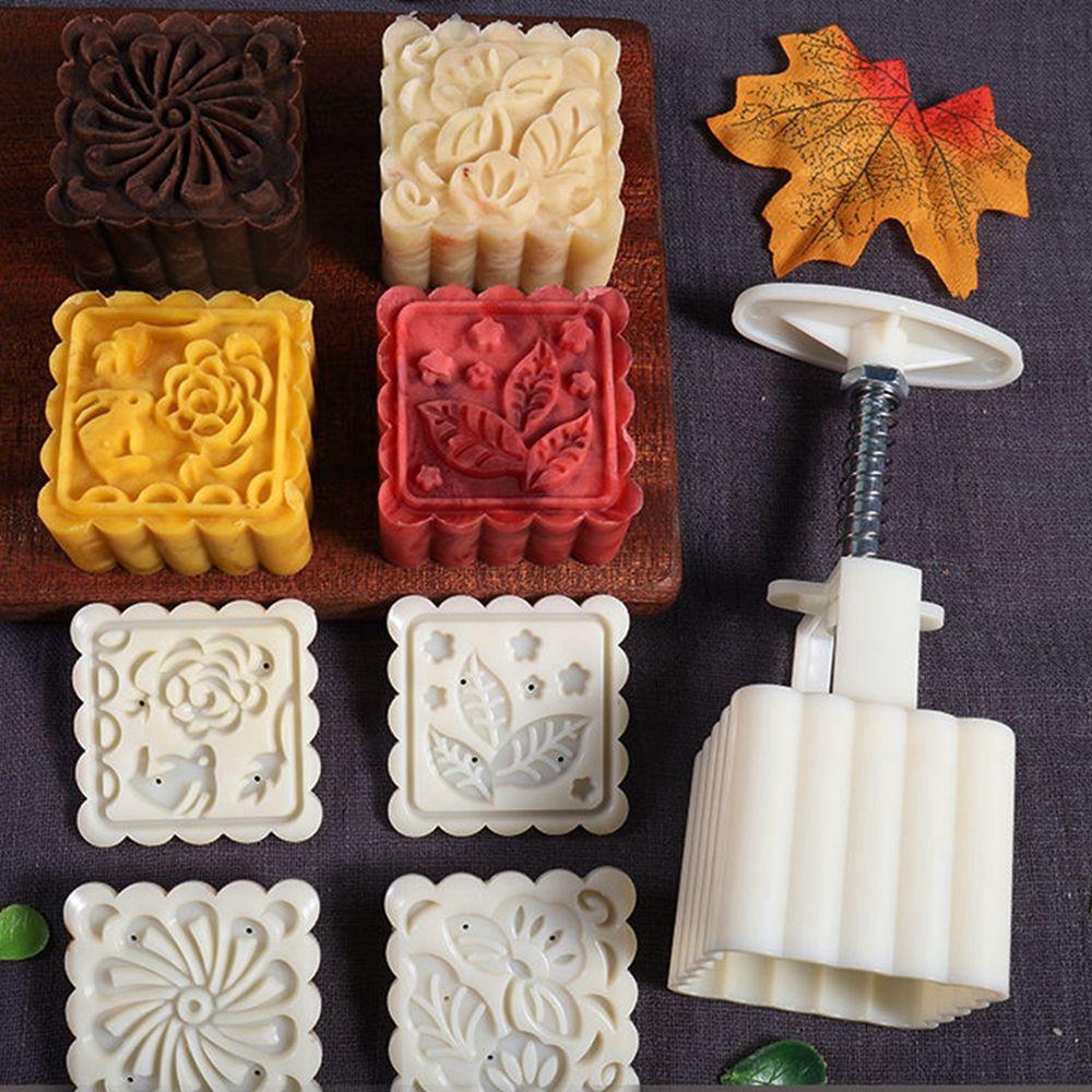 Kitchen Accessories Non-stick Plastic Moon Cake Mould Mooncake Tools Bean Cake Mold Mooncake Mold