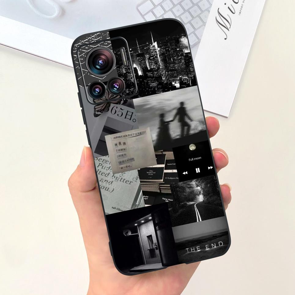 For Motorola Edge X Case Edge X30 Luxury Stylish Painting TPU Soft Phone Cover for Motorola Moto X30 Pro Bumper Silicone Coque