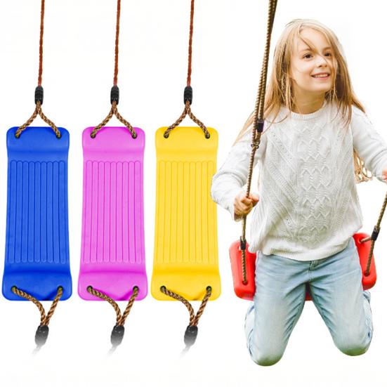 Kids Swing Seat with Adjustable Rope Accessories Heavy Duty Non-slip Children Indoor Outdoor Playground Garden Yard Patio Hanging Swing Set