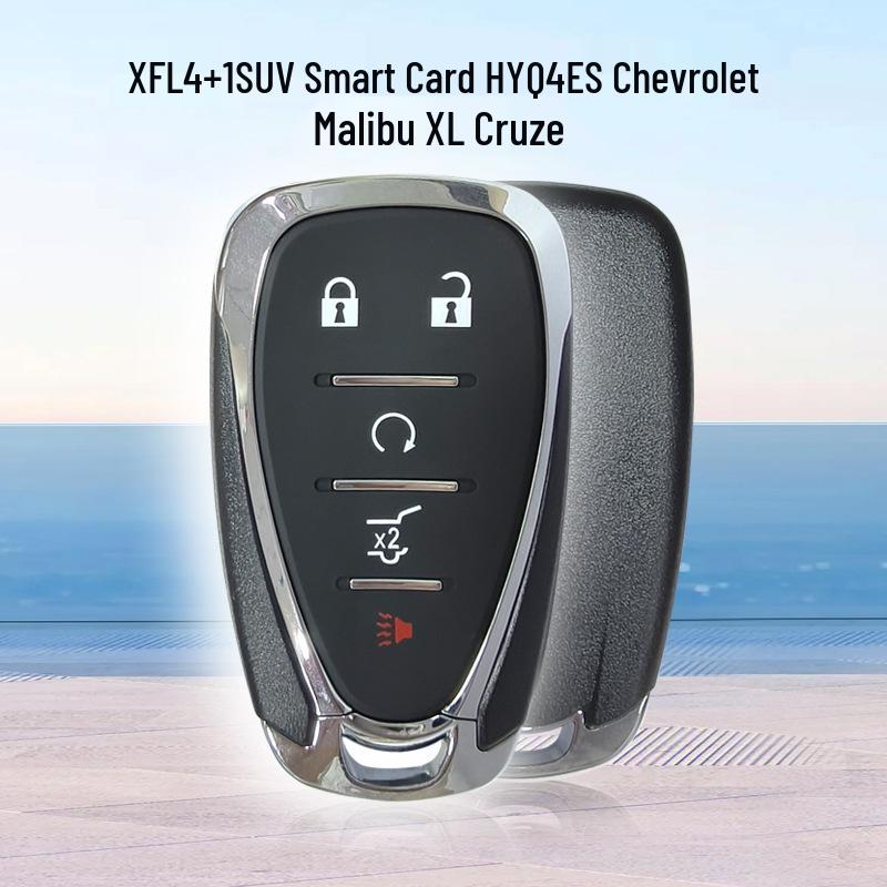 Compatible with 2, 3, 4, 5-key 315/433MHz Chevrolet Remote HYQ4AA/EA 2+1 Buttons - Horn Button