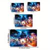1pc STAR WARS Non-Slip Welcome Doormat - 100% Polyester Bathroom Mat with Iconic Characters & Spaceships Design, Hand Wash Onl