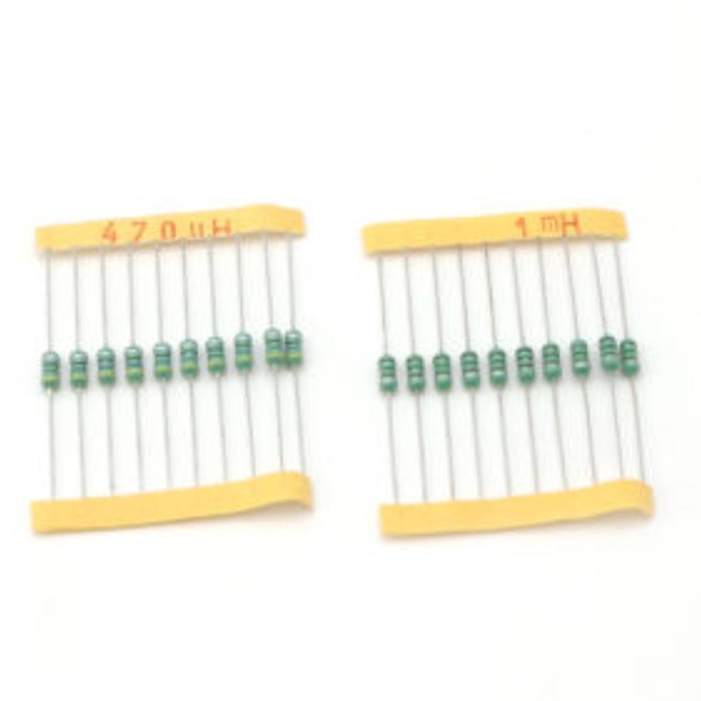 200 Pieces/Set Professional Universal 1UH to 4.7MH Inductor Assortment Circuit Board Inductors Assorted Kit Accessories