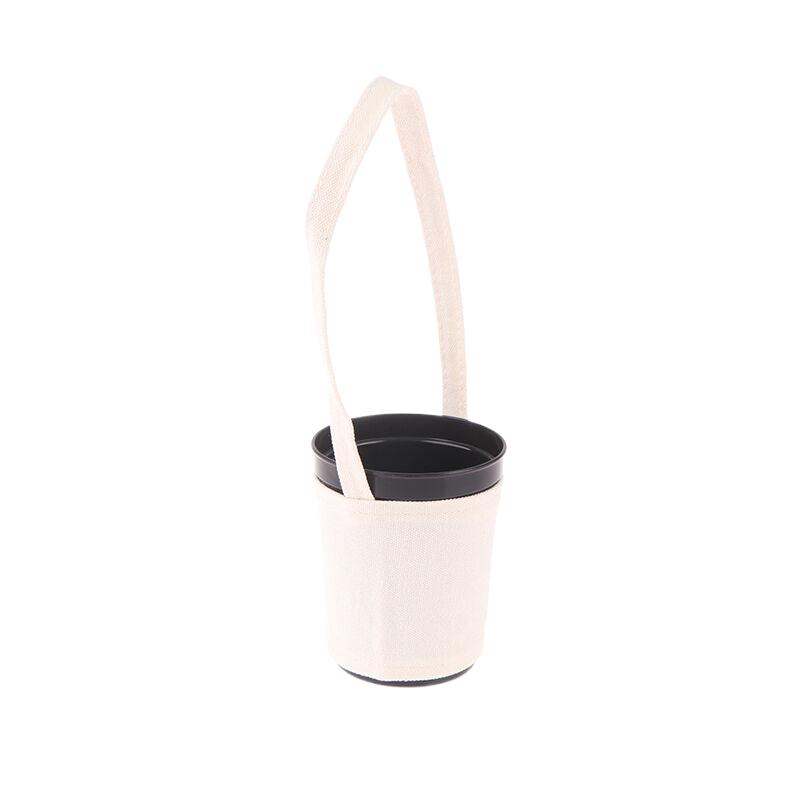 1Pc Drink Cup Set Milch Teebeutel Umweltschutz Canvas Taschen Tragbarer Getränkehalter Taschen Tassen Zubehör