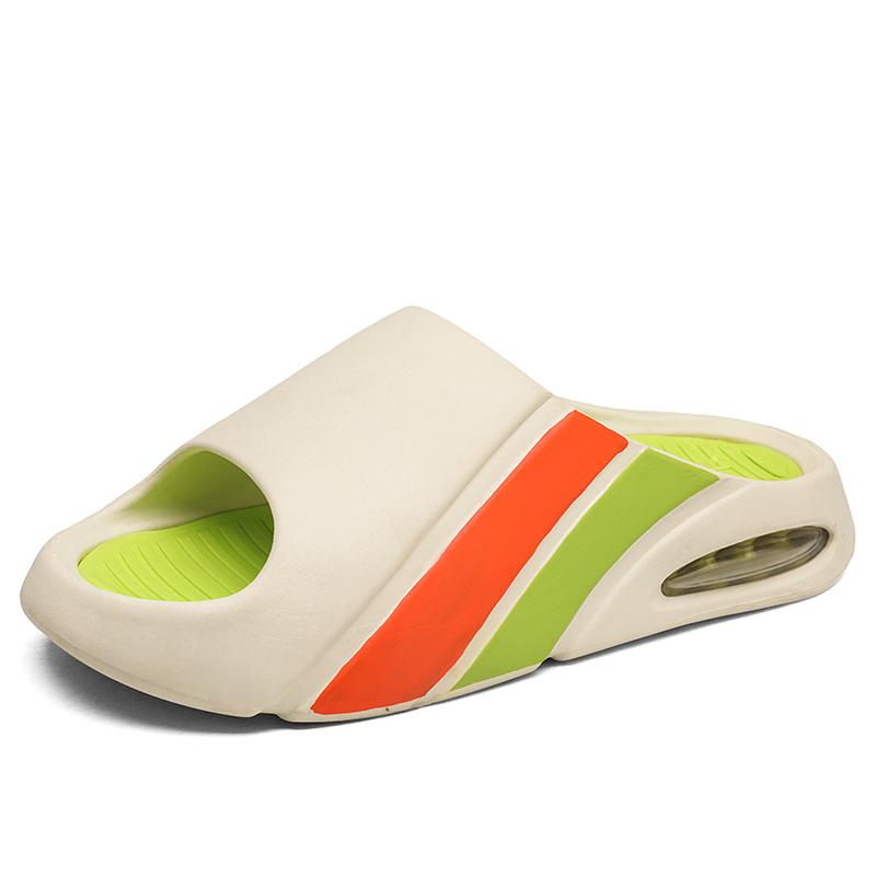 High Quality Platform Slides For Men Fashion Casual White Air Slippers Men Summer Soft Comfortable Outdoor Beach Men's Slippers