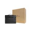 Coach Graham 39 Classic Monogram Push Lock Closure Coated Canvas And Fine Calfskin Tote Shoulder Crossbody Briefcase Large Men Briefcase C9827-QBMI5