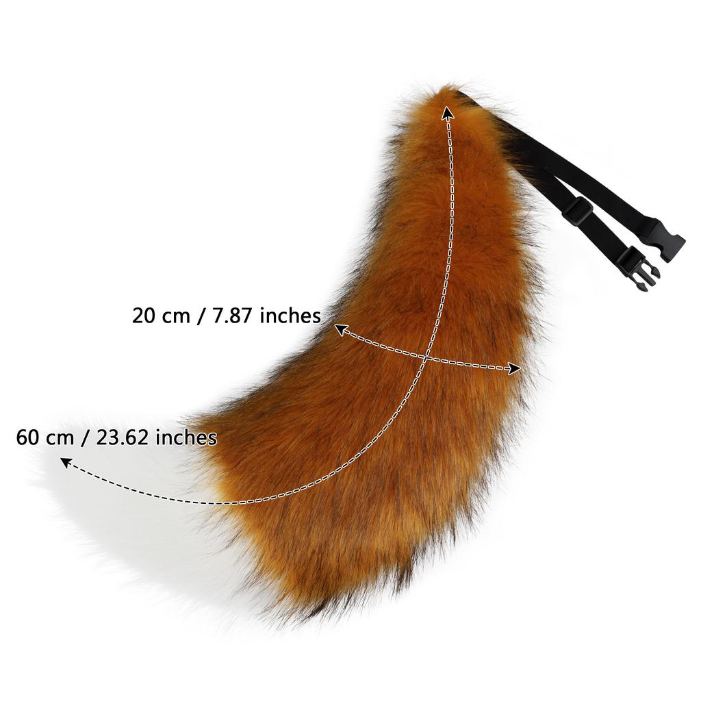 Halloween super long wolf tail fox tail props comic exhibition party cosplay essential accessories