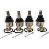 4PCS Front Lower Upper Ball Joint set 32mm Dominator x2 x4 Fit For ODES 800 UTV 10401180000, JuzeLY123