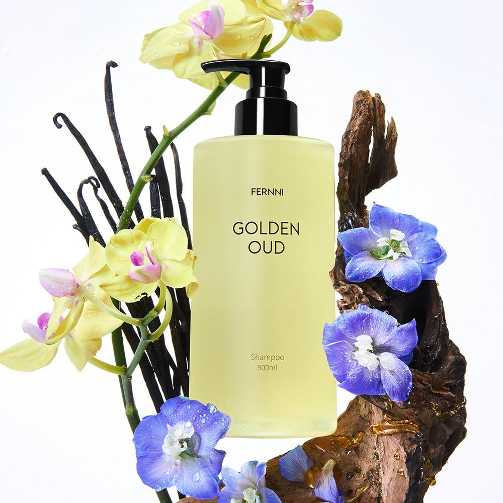 Perfume Shampoo Golden Oud 500ml_Orange, Black Pepper Scent