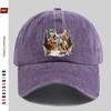 pc Gray Wolf And Forest Snow Scene Printed Baseball Cap Casual Trucker Sun Hat Comfortable Lightweight Papa Hat Dad Mom Beac