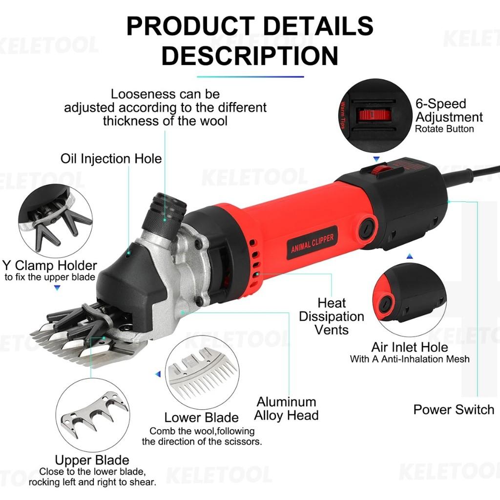 

3500 Вт Набор для стрижки шерсти животных Ножницы для стрижки шерсти Машина для стрижки животных Машинка для стрижки овец Машинка для стрижки коз