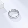 Women's Simple Fashion Titanium Steel Ring 2.8mm Thick Inside and Outside Rot Engraved Stainless Steel Men's Casual Jewellery