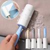 Portable Tearable Adhesive Roller with Handle Reusable Clothes Pet Hair Remover Brush Household Sticky Cleaning Tool Lint Roller