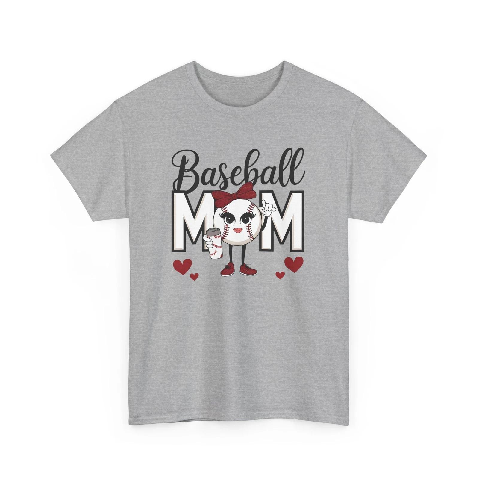 Baseball T-Shirt | Funny Baseball Fan Tee | Baseball Mom T-Shirt S