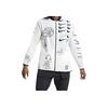 Nike Giacca Sportiva con Stampa Graffiti Nathan Bell e Logo Multi-Gancio Uomo Capospalla Bianco AJ7760-133