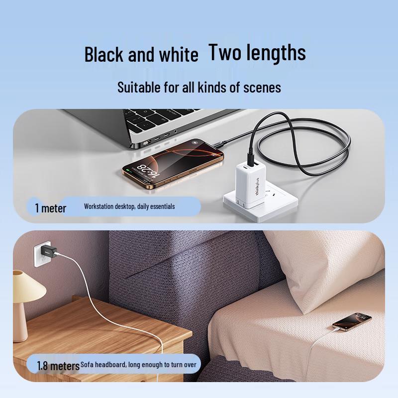 Lenovo USB-C Schnellladekabel & GaN Netzteil