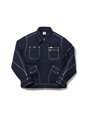Lee Size S Women's Zip-Up Jacket, Navy,