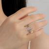 LIKGREAT Vintage Witch Knot Ring for Women Men Stainless Steel Finger Rings Wicca Protection Good Luck Amulet Pagan Jewelry Gift