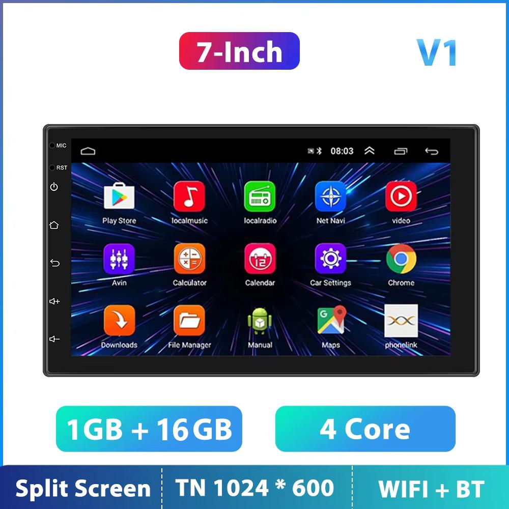 

Podofo 2 Din Android 11 7/9 Inch Carplay Car Multimedia Player GPS Stereo Car Radio For Volkswagen Nissan Hyundai Kia Toyota 7 Inch 4Core 16G