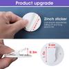 4Pcs Shower Curtain Clip, Shower Windproof Splash Guard Self Adhesive Showers Curtain Clips Weight Clip (White)