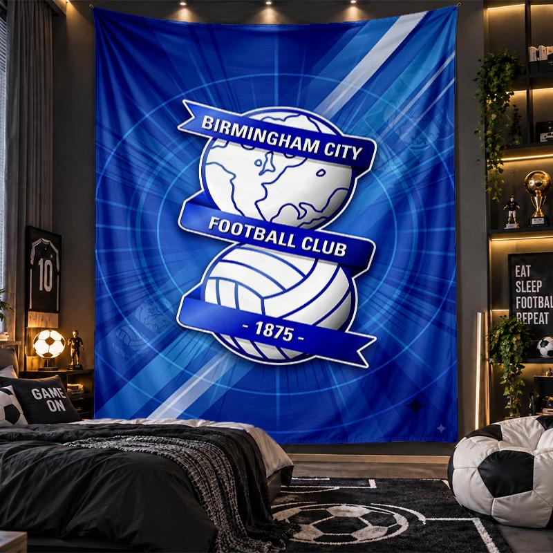 Wall Hanging Tapestry Birmingham City Print Cloth for Living Room Bedroom Home Decor