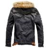 Winter Influx of Men Casual Denim Jacket Winter Thick Denim Jacket