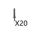 Building Blocks Characters Soldiers Military Accessories Guns Movie Peripherals Double-Sided Cloaks Helmets Swords Axes Toy Gift